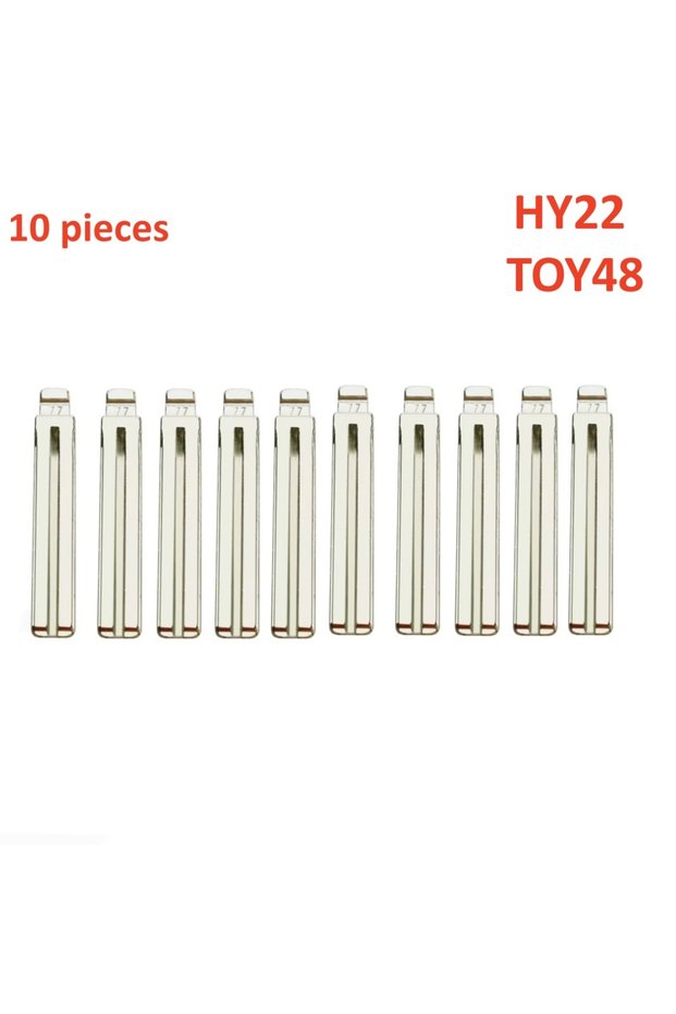 10pcs 10/20pcs Uncut Metal NO. 77 77# HY22 TOY40 TOY48 for Hyundai Kia Lexus Toyota Key Blade for KD