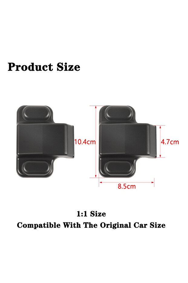 Black Car Tailgate Screw Cover Protector Trim for Suzuki Jimny XL GL 2019 2020 2021 2022 2023 2024 2