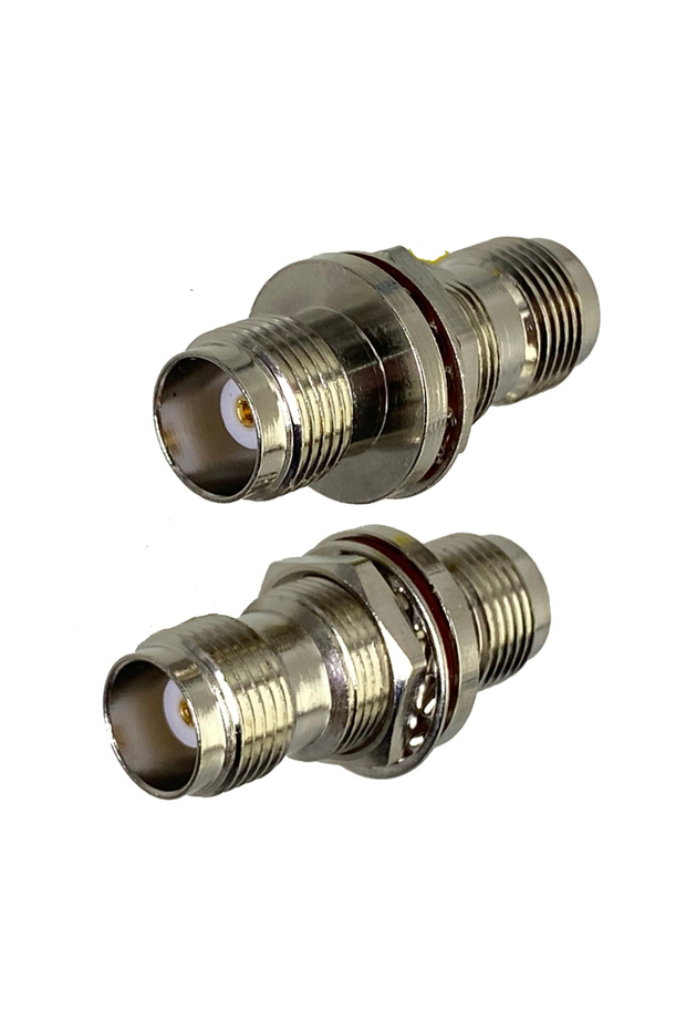 1pcs Connector Adapter TNC Female Jack to TNC Female Jack Bulkhead Nut RF Coaxial Converter Wire ...