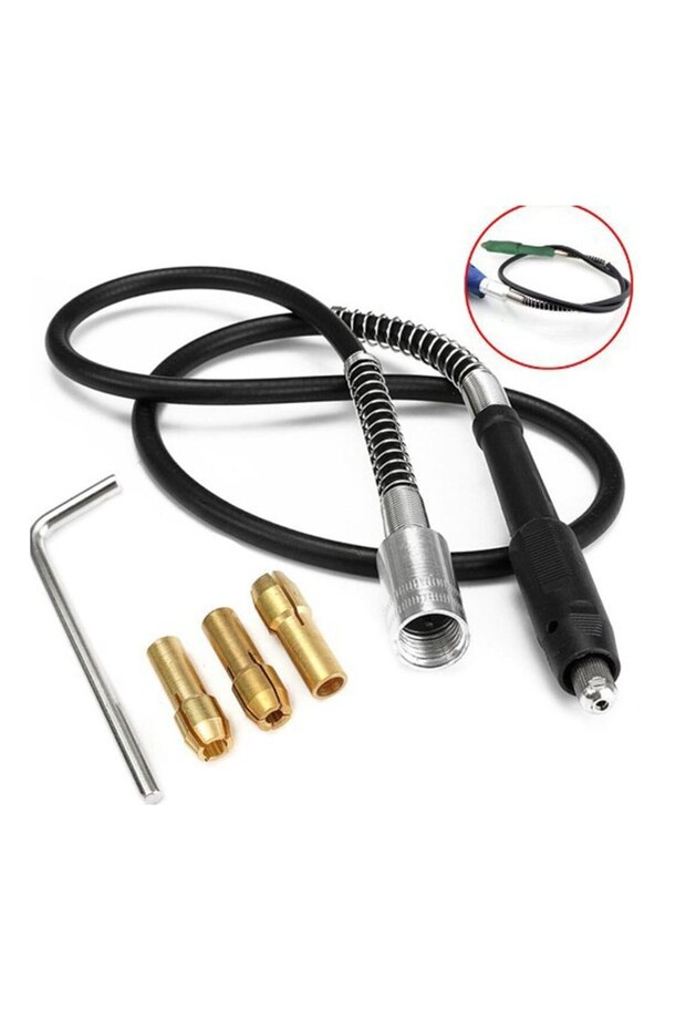 Flexible shaft Flexible Shaft Rotary Grinder Tool - Universal Fit, No Electricity Required, Precisio