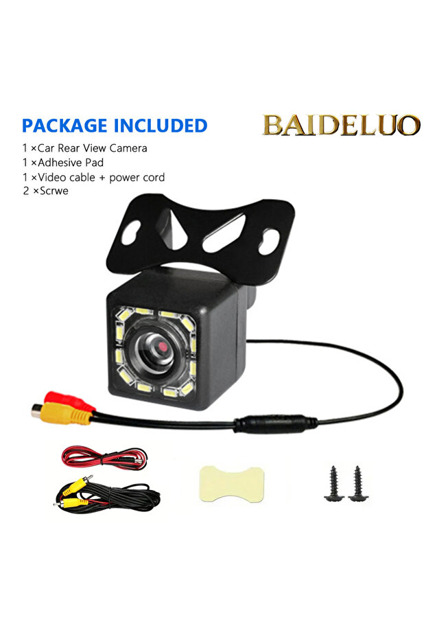 IR Car Rear View Camera Wide Angle Reverse Parking Waterproof CCD LED Auto Backup Monitor Univers...