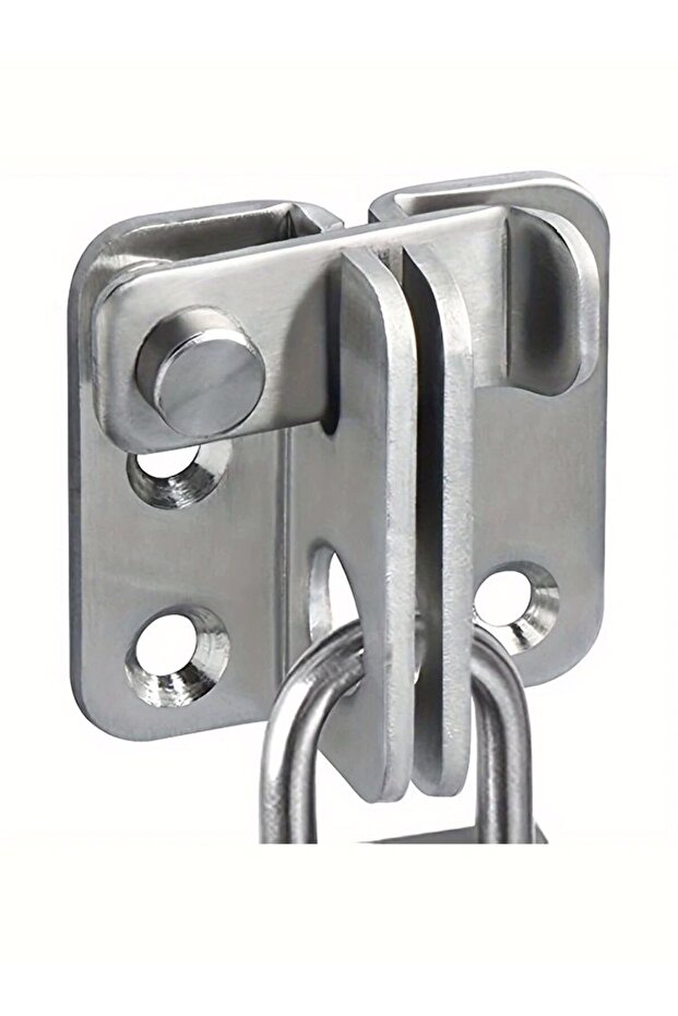 Silver 1pc Flip Latch Gate Latches Slide Bolt Latch Safety Door Lock Catch For Barn Cabinet Pet Cage