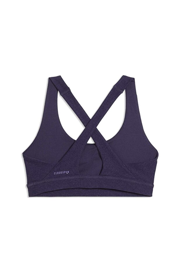 CLOUDSPUN BRA - MID Deep Plum Heather - 2