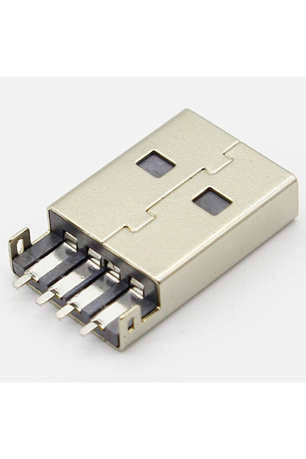 10 قطع/مجموعة واجهة بيانات USB 2.0 ذات 4 دبابيس من النوع A، رأس ذكر USB، مقبس توصيل لوحة غاطس