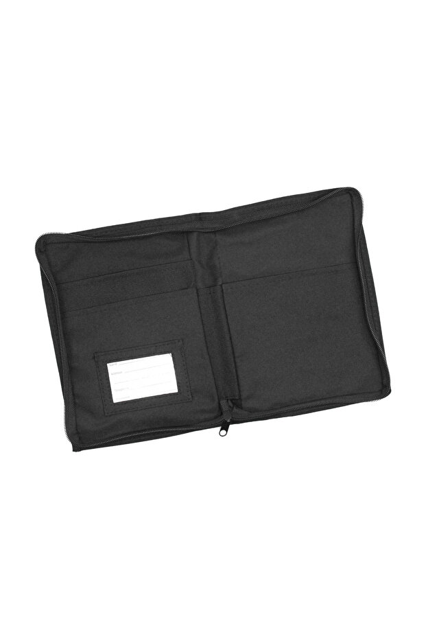Black Car Organizer Storage Bag for Manual Registration Card Multifunctional Auto Interior Document