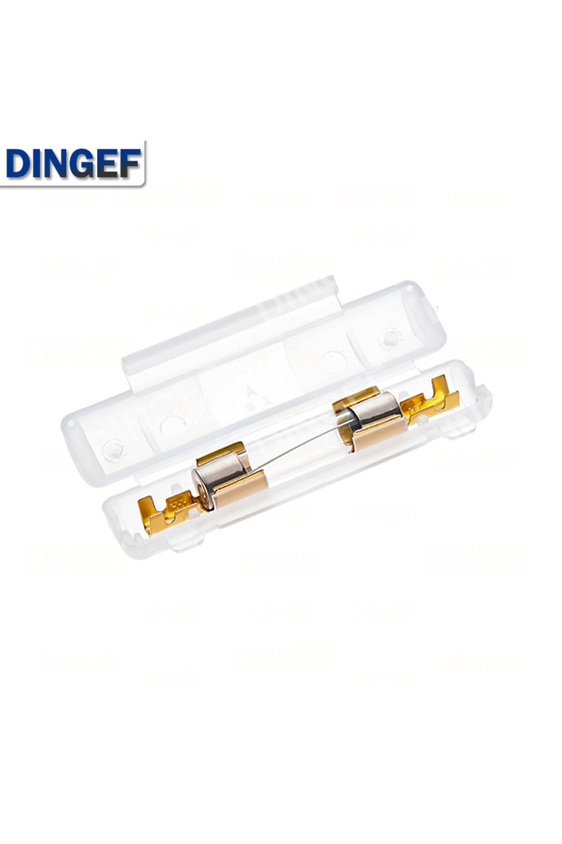 1A Black 5Set 6X30MM Glass Fuse Holder With 250V 0.25A 0.5A 1A 1.5A 2A 3A 3.15A 4-30A 6*30MM Fuse So
