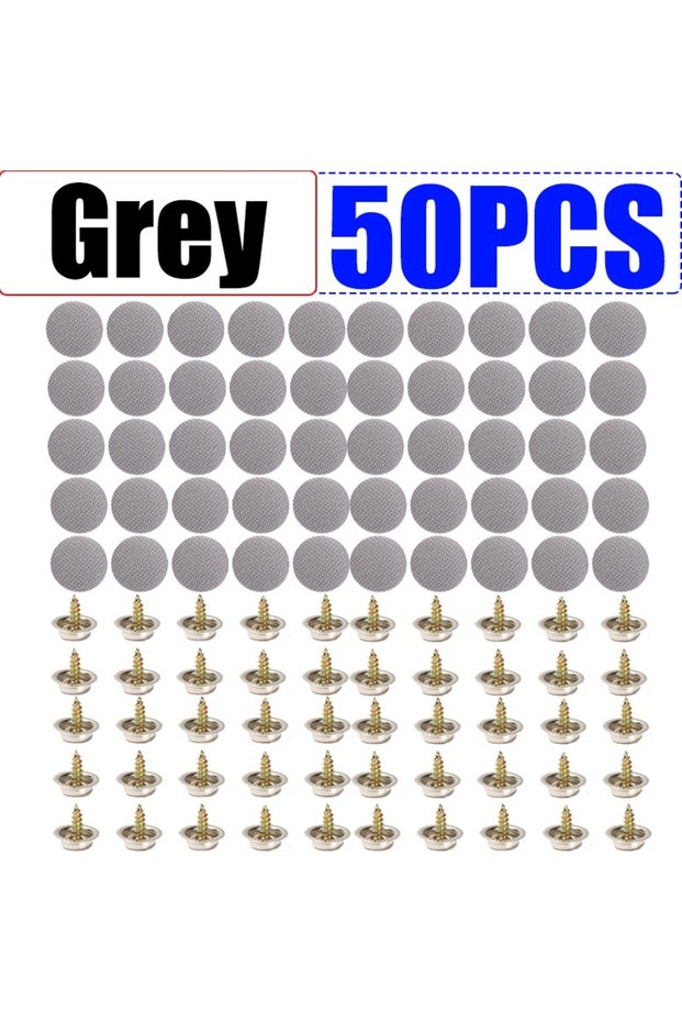 20X black 10-100pcs Auto Headliner Repair Fasteners Snap Rivets Universal Car Roof Retainer Pin Fabr