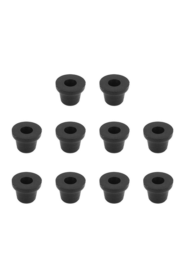 Black 10Pcs Moisture Dustproof Bleed Nipple Covers Wearproof Durable Brake Bleeder Screw Caps Fo...