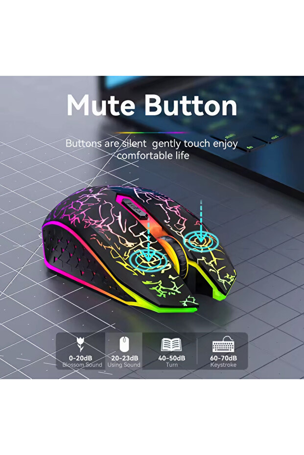 Mouse de gaming wireless Spider® - 6