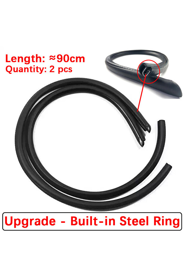 90cm-2cps Car B-pillar sealing strip, door sound insulation strip, waterproof, dustproof, universal
