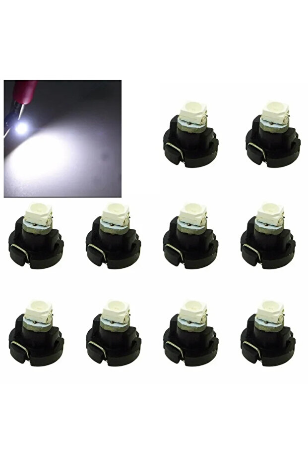 T4.2 WHITE 10pcs T3 T4.2 T4.7 1SMD LED low cumption high bright long life bulb NEO wedge instrument