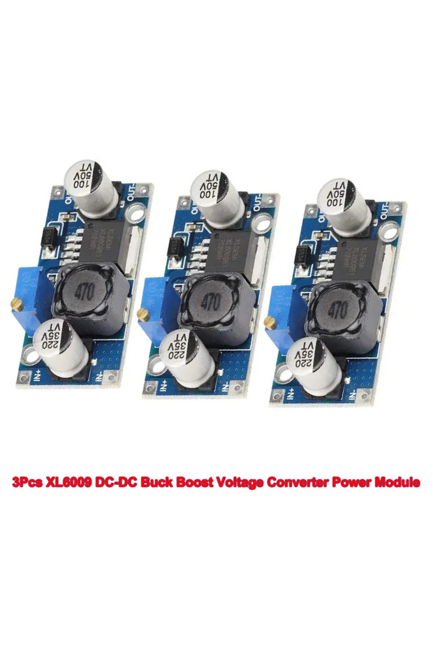 3pcs 3Pcs XL6009 DC-DC Boost Voltage Converter Power Module 4A 400KHz Adjustable Switch Module 3.8-3