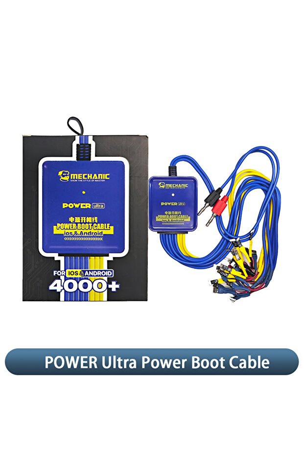 كابل شحن POWER Ultra MECHANIC POWER Ultra Power Boot لهواتف آيفون 6-16PM وهواتف أندرويد