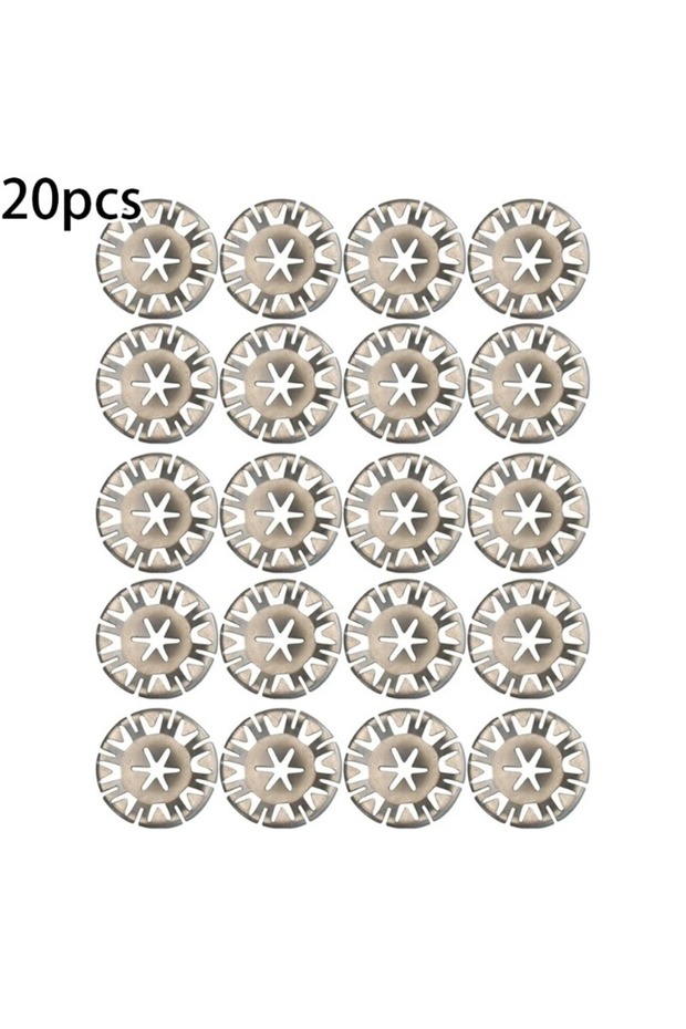 20Pcs Undertray Exhaust Heat Shield Metal Spring Washer Fixing Clip Nut Insulating METAL CLAMP Ca...