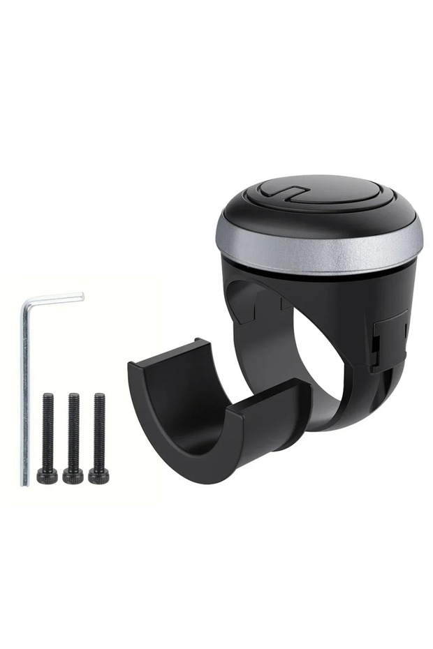 1pc Durable Car Steering Wheel Booster Ball Labor Saving Turning Spinner Knob Bearing Power Handle H