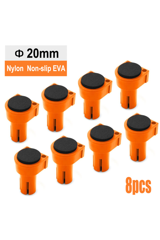 20MM 19mm 20mm 8pcs Nylon Bench Dogs Set Precision Woodworking Tool for Workbench Holes Anti-Slip EV