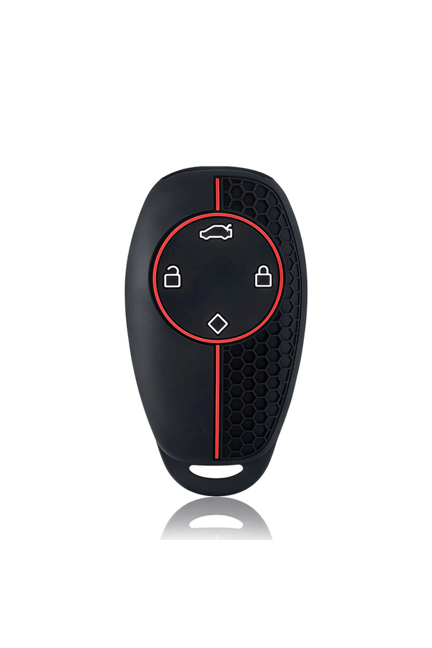 Red Silicone car key cover case shell holder for leapmotor t03 s01 c11 4button key car accessories