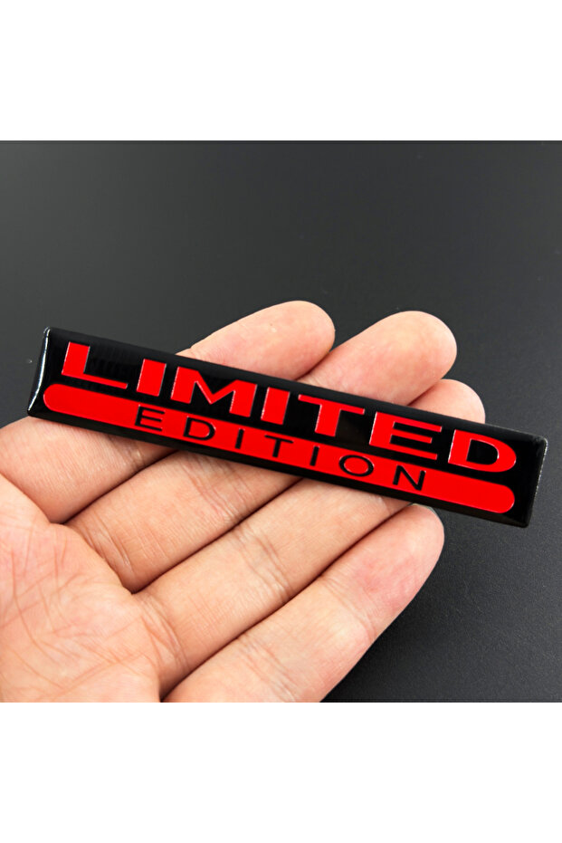SX Black Red 3d Aluminum Logo Limited Edition Emblem Sticker Car Motorcycle Decal Interior Exterior