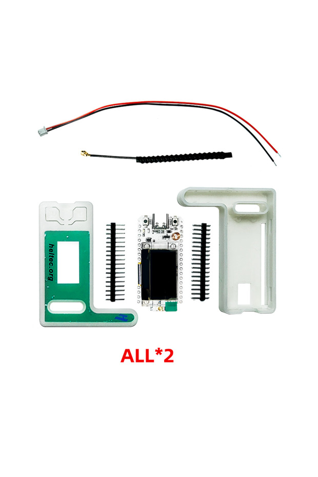 علبة بتردد 868-915 ميجاهرتز، قطعتان، لوحة تطوير Heltec WiFi LoRa 32 (الإصدار 3) بتقنية BLE LoRa OLED، ESP32-S3FN8 مدمجة، 0.96-i