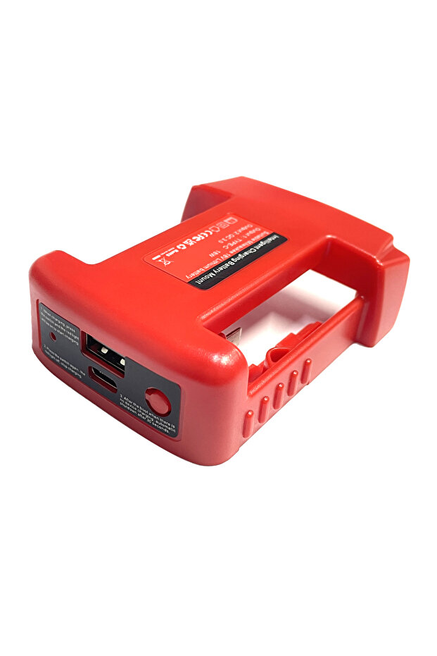 1 pcs Adapter Belt Buckle USB Charger Adapter For Milwaukee 18V Li-ion Battery Charging Port For Mob