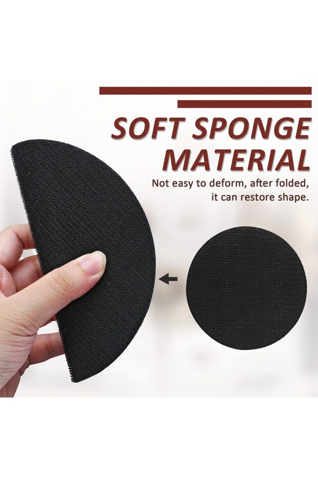 وسادة إسفنجية ناعمة مقاس 5 بوصات مزودة بخطاف وحلقة، قطعة واحدة من وسادة دعم إسفنجية ناعمة... - 5
