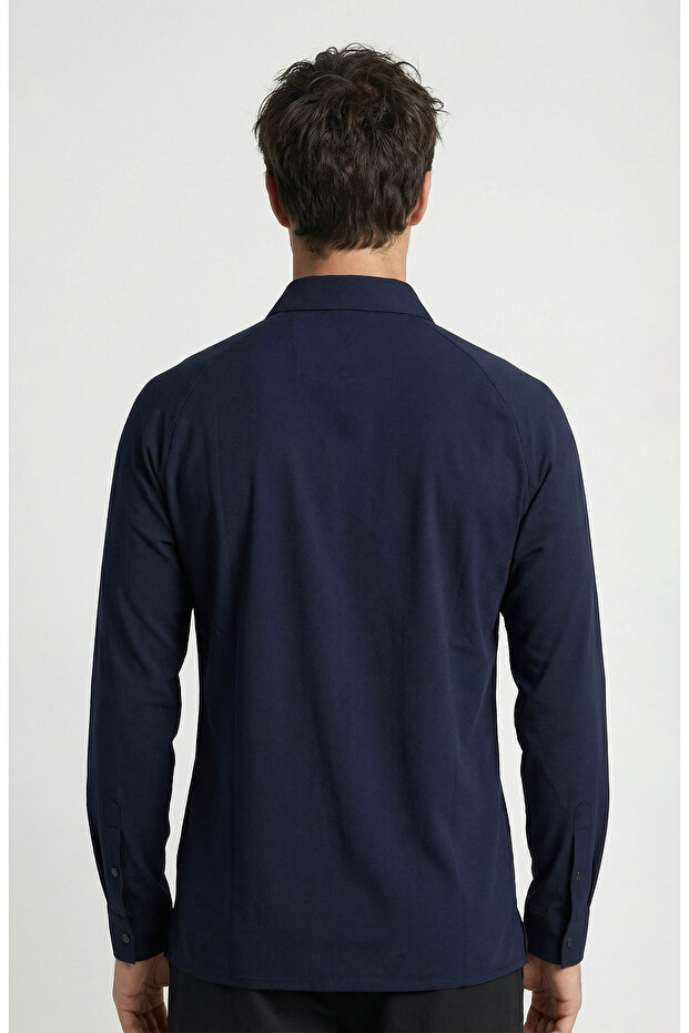 Lacivert Gömlek - 3