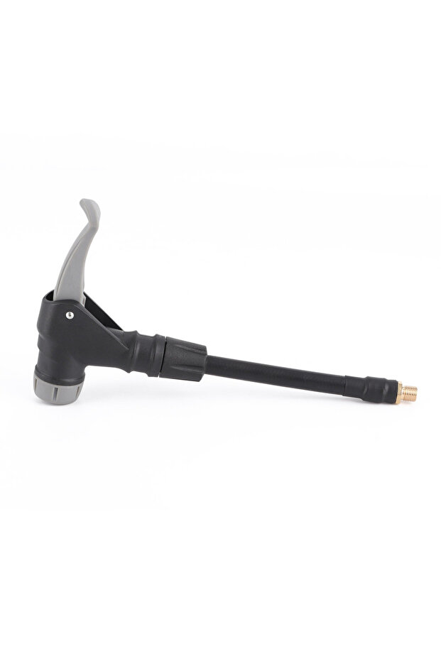 black Air Compressor Adapter 2‑In‑1 Tire Inflator Hose Adapter Air Chuck Extension Tube for Amer...