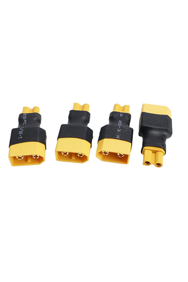 محول XT60M إلى XT30F - 4 قطع محول متوازي من XT60 إلى XT30 موصل ذكر/أنثى