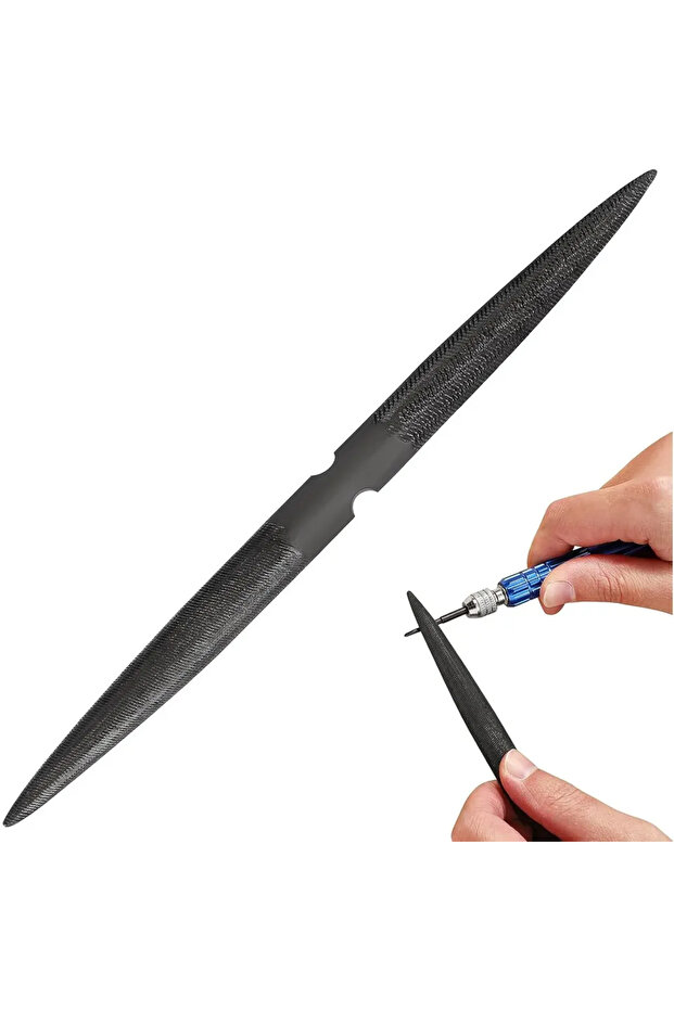 Willow Leaf 8 inch File 8 inch File Wax Carve Tools Double Ended Wax File Tool for Carving and Filin