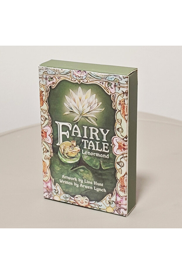 army green Printed on 350GSM Double-embossed Cardstock 9*6cm Fairy Tale Lenormand Deck 38 Pcs Lenorm