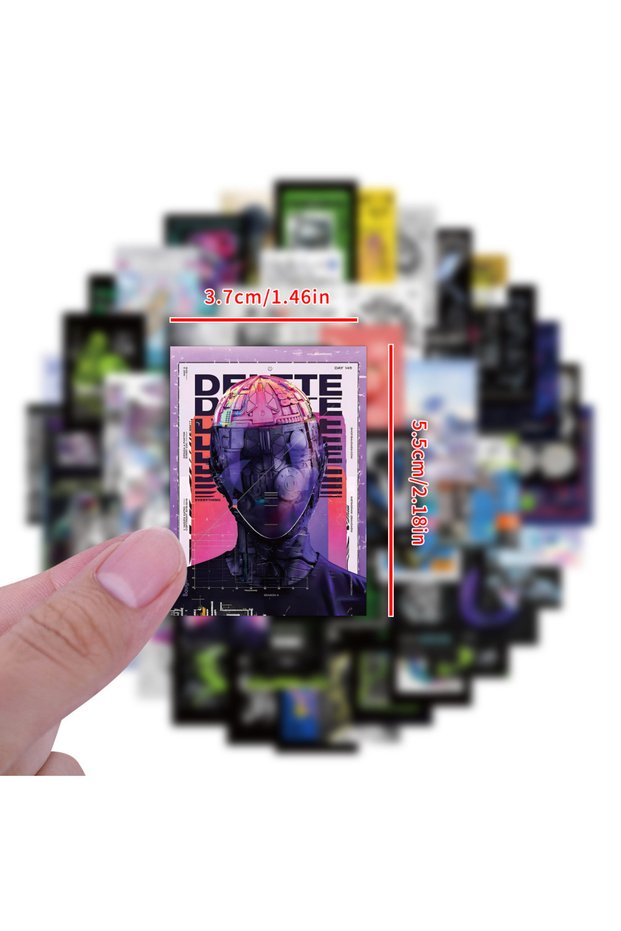 60PCS 10/30/60pcs INS Style Acid Graphic Poster Cartoon Stickers Art Aesthetic Graffiti Decals Lapto