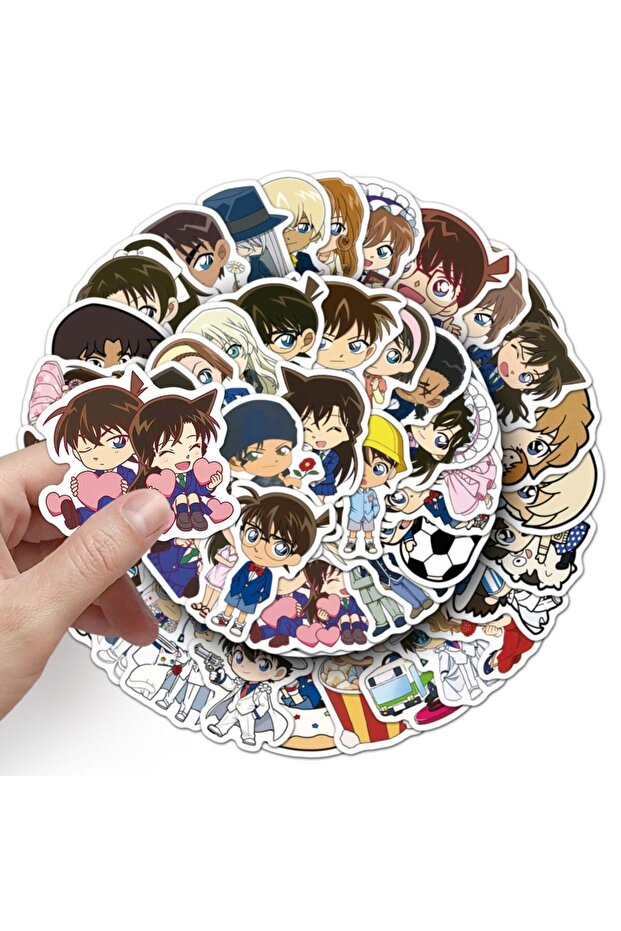 50pcs 50PCS Detective Conan Anime Stickers Cool Graffiti Decals DIY Decoration For Phone Laptop Stat