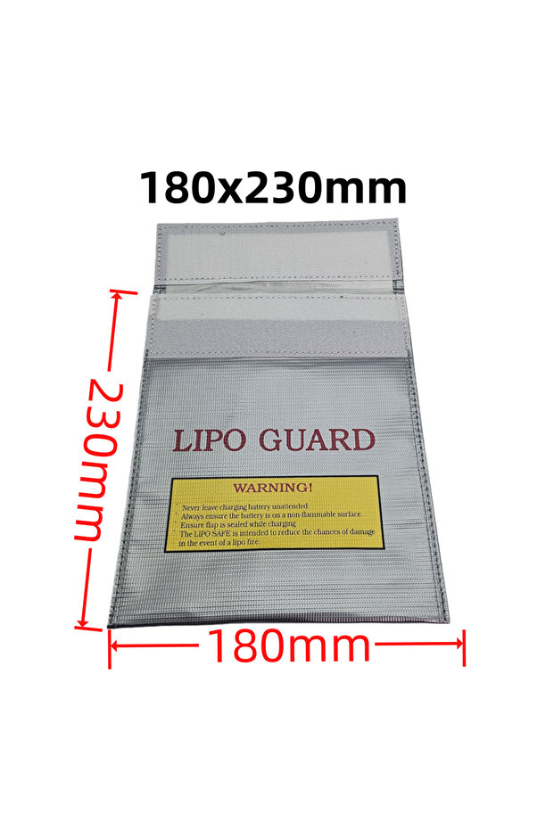 18x23-cm Lipo Battery Safe Bag LiPo Guard Fireproof Bag Lithium Battery Explosion Proof Bag Portable