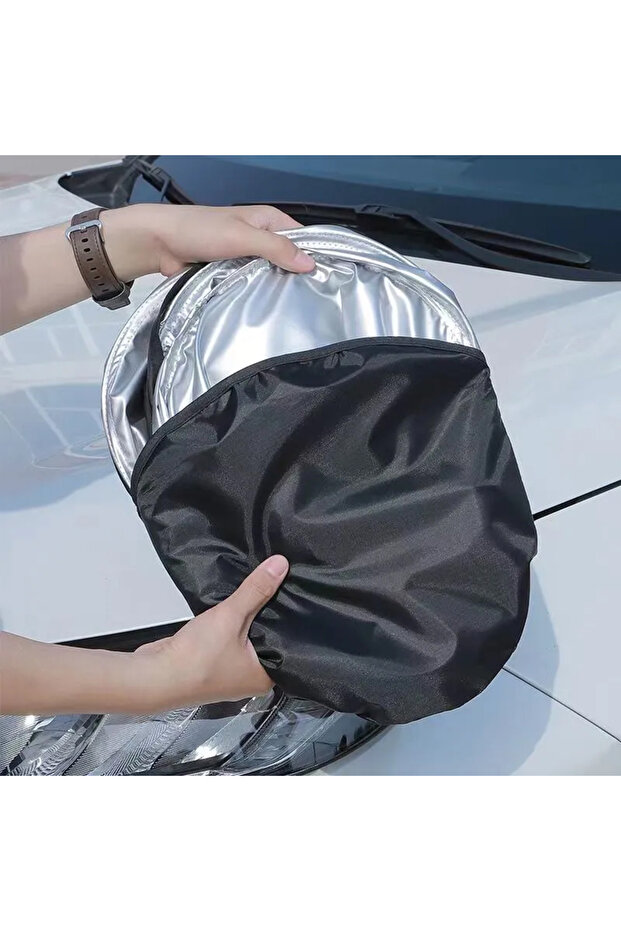 قطعة واحدة لسيارة BYD Sealion 7 EV 2024 2025، واقي شمس للزجاج الأمامي، حاجب للأشعة فوق البنفسجية، عاكس للضوء، واقي نوافذ.