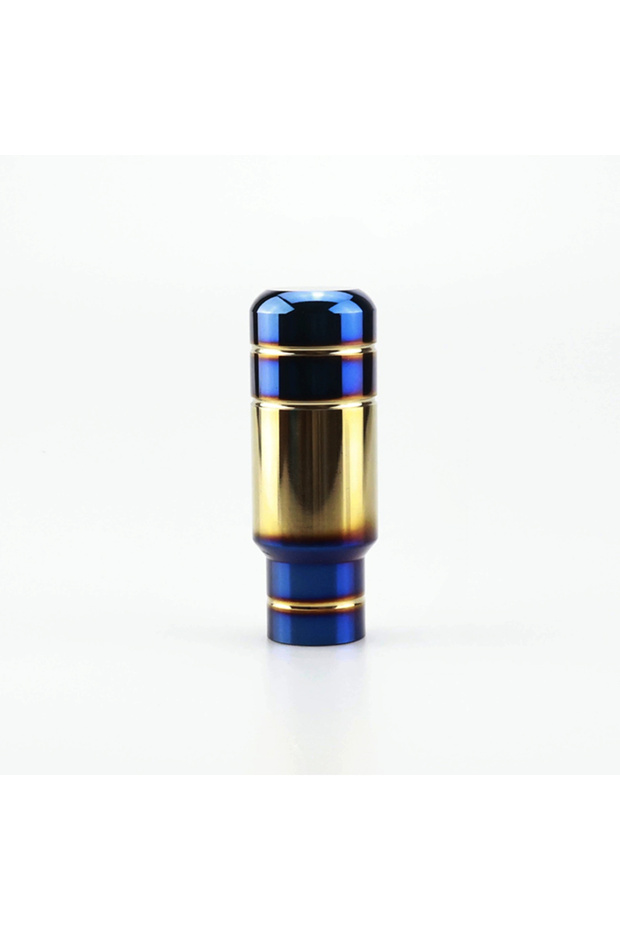Gold plated blued 9cm Weighted Universal Car Gear Shift Knob For Manual Transmission Automatic Gear