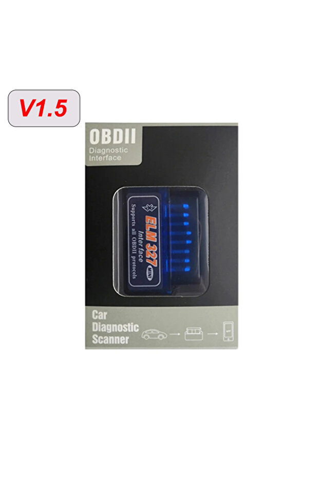 جهاز ELM327 V1.5 المصغر ELM327 V1.5/V2.1 ماسح ضوئي OBD2 بتقنية بلوتوث، قارئ أكواد، أدوات تشخيص أعطال السيارات