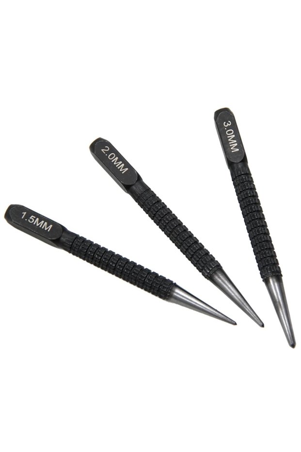 3pcs Alloy Steel Center Punch Steel Scriber Marke Metal Wood Marking Drilling Tool Carving Scribing