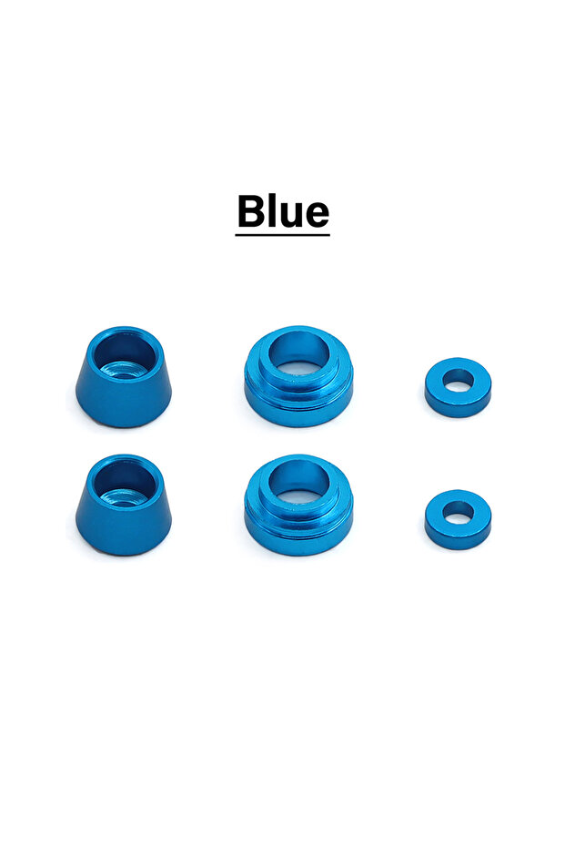 Blue 9IMOD Metal Steering Cups Gasket Front Steering Cups Gasket 1/10 Tamiya TT02 Gasket Kit For 1/1