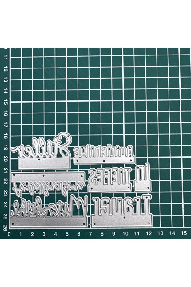 WL2953 German Phrase Letter Metal Cutting Dies for DIY Scrapbooking Card Making Stencils Photo Album