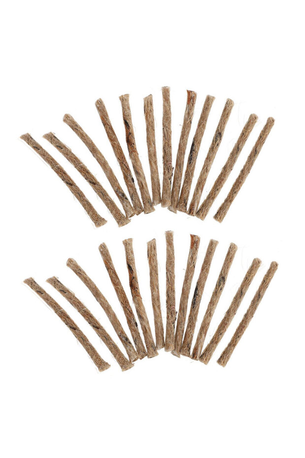 24pcs 12/24Pcs Survival Wick Hemp Cord Easy To Carry Camping Hemp Fire Starters Outdoor Wick Camping