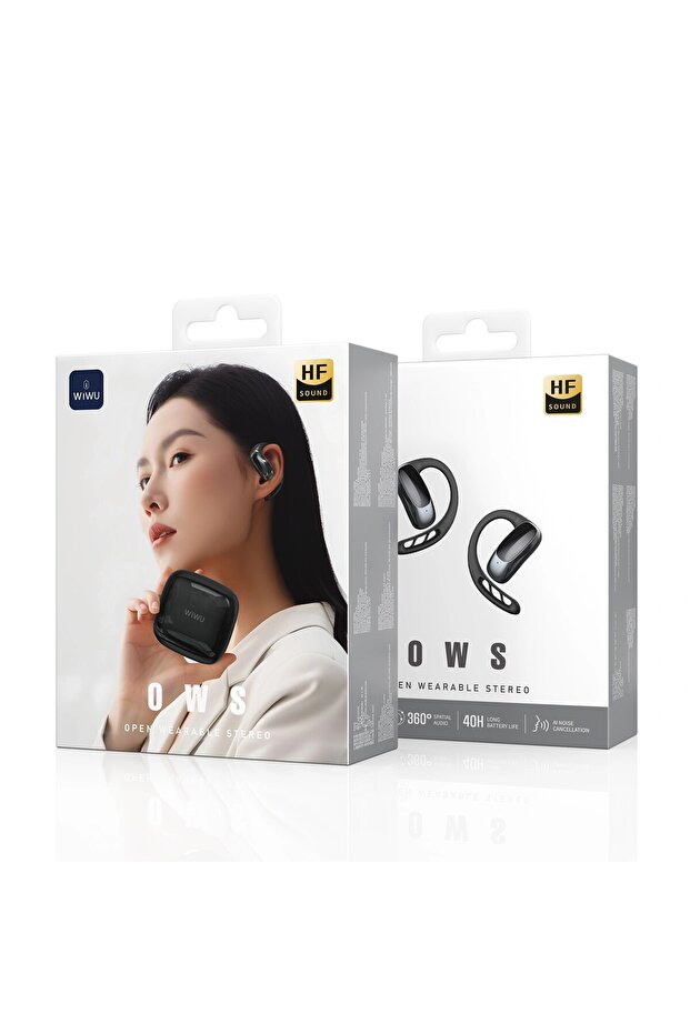 O600 Open-Ear True Wireless Earbuds – Bluetooth 5.3, HiFi Stereo, Digital Display