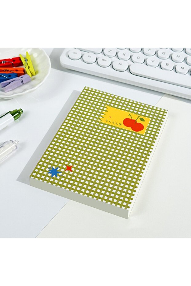 B4-96 sheets Lovely Tomato Notebook Thick Notepads with 78-96 Page Unlined Journal for Writing Drawi
