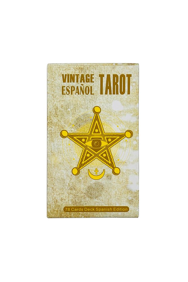 Clear Spanish Tarot Cards 78pcs Tarot Deck Family Leisure and Entertainment Card Games ,Perfect For