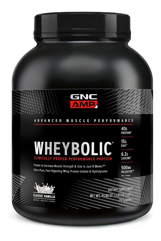 Wheybolic Protein Powder Targeted Muscle Building And Workout Support Formula Vanilla 25 Servings