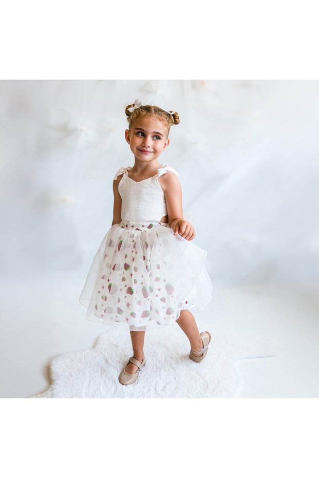 Strawberry Princess Girls' Dress