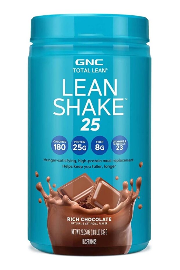 Total Lean Lean Shake 25 Protein Powder High-Protein Meal Replacement Shake Rich Chocolate 16 Servin