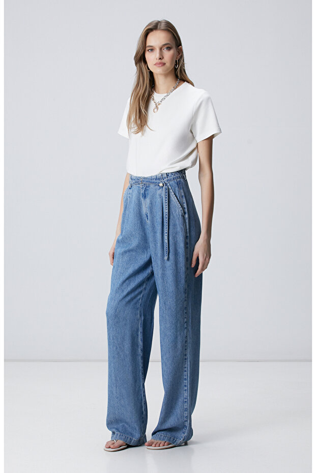 Beyaz Basic T-shirt - 3