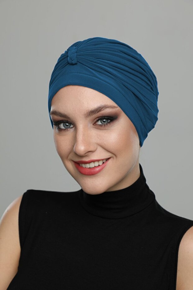 Braided Oil-Resistant Turban Hijab Pool Cap Suitable for Medical Use