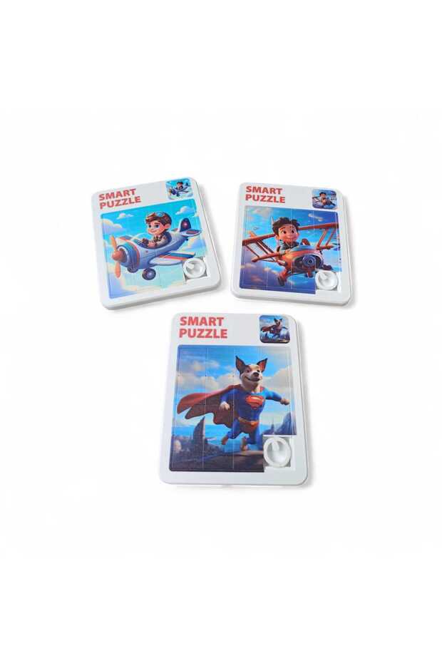 Exclusive 3-Piece Smart Puzzle Set for Future Pilots & 10X9 cm
