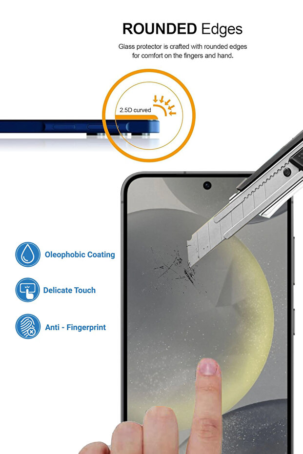 Samsung Galaxy S24 Plus - Premium Glass Screen Protector - 4